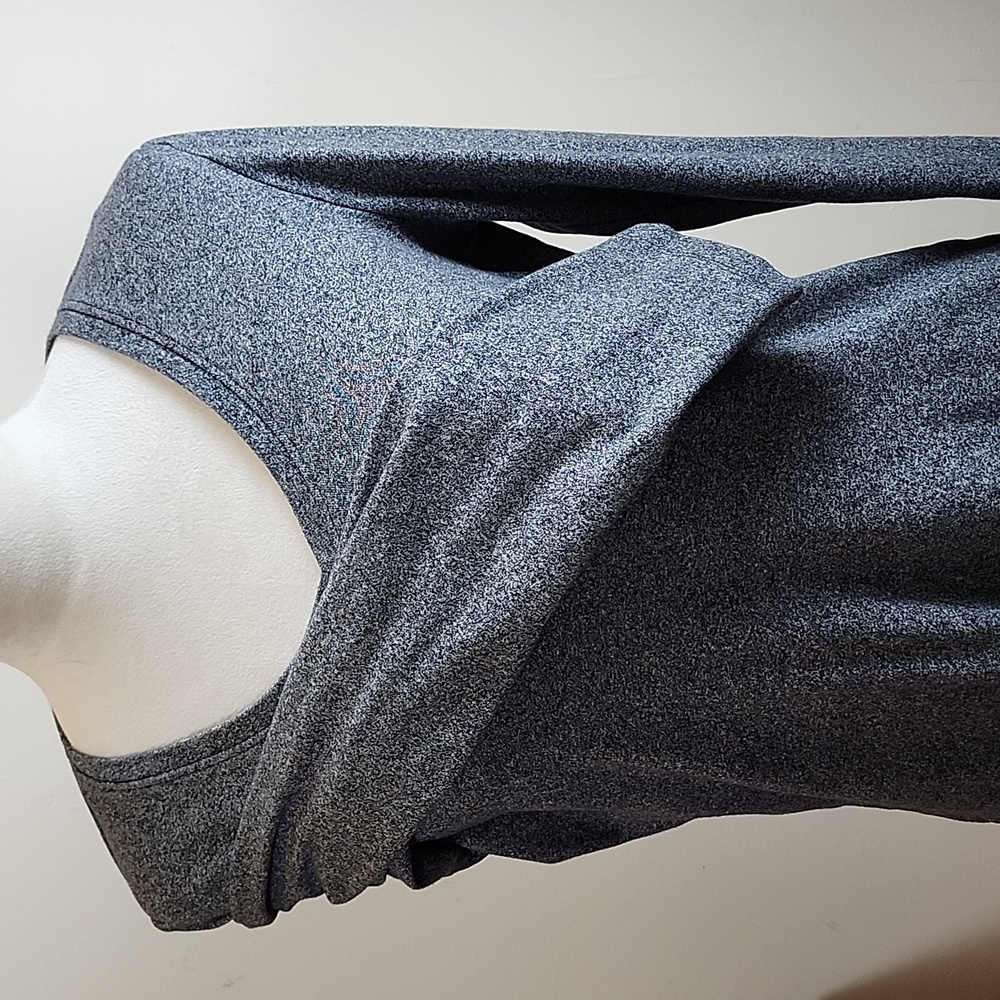 Eddie Bauer Women Black and White Speckled Long Sleeve V Neck Shirt, Size Large - Picture 7 of 12